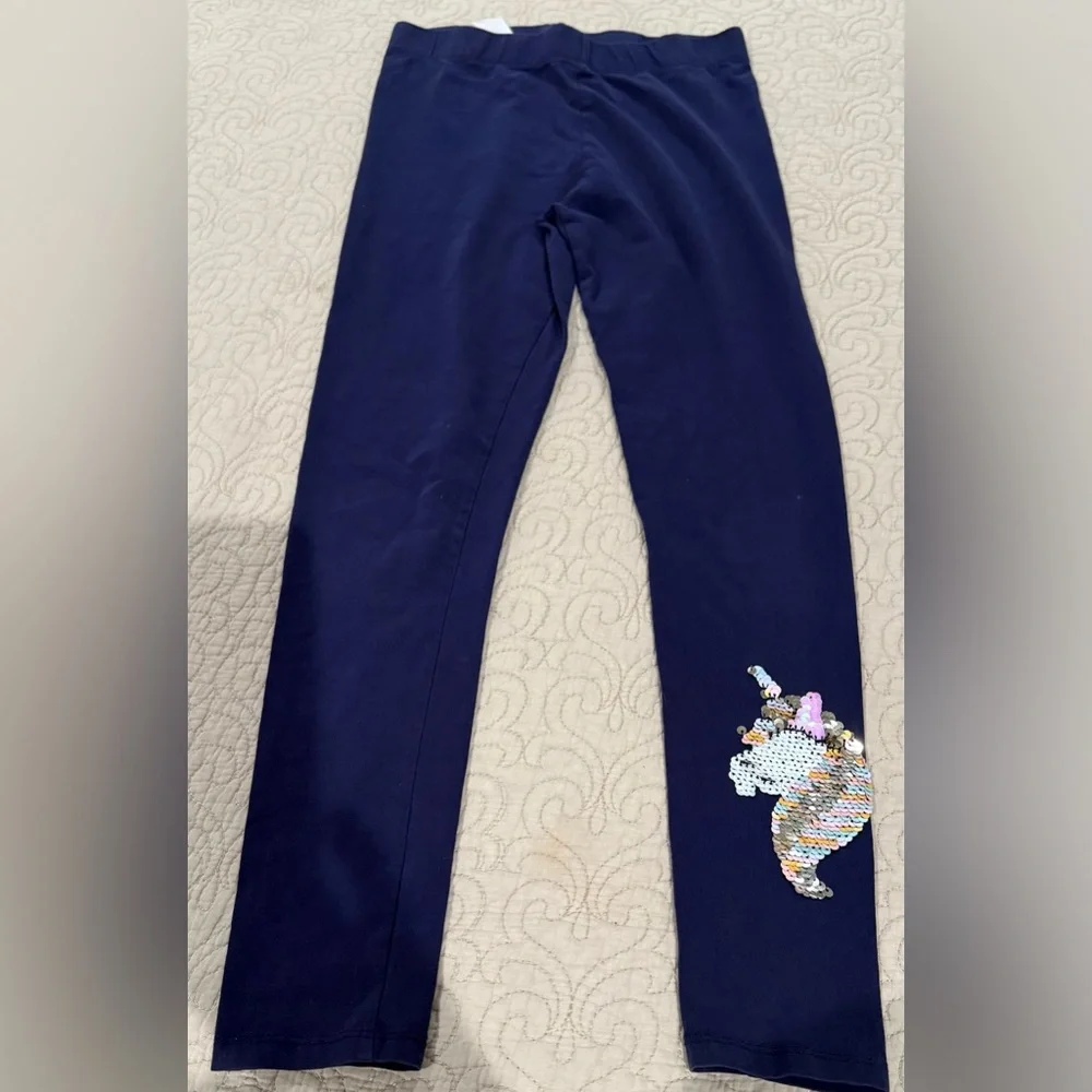 Cynthia Rowley Blue Leggings‎ with Sequin Design